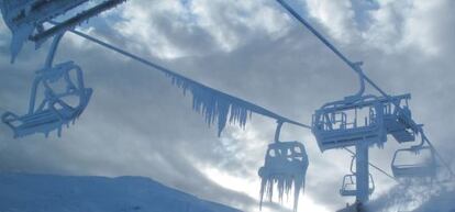 La estación de esquí de Sierra Nevada, en noviembre de 2011.