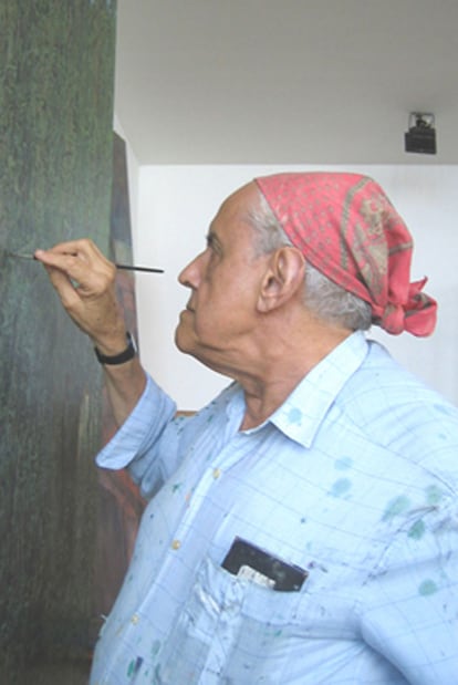 El pintor nicaragense Armando Morales.