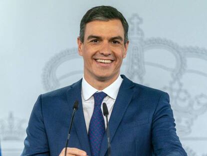 El presidente del Gobierno, Pedro Sánchez