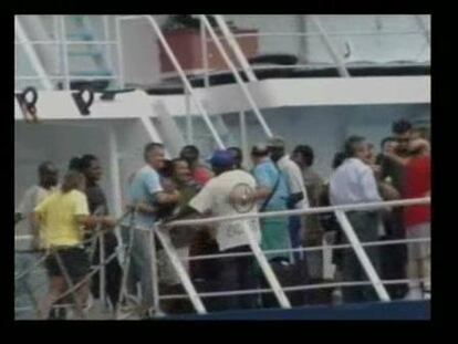 Los 36 marineros del 'Alakrana' han sido recibidos en las Seychelles por las autoridades