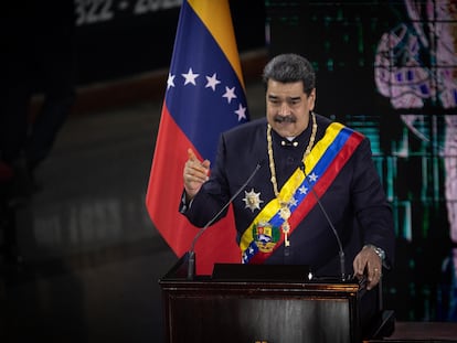 El presidente de Venezuela, Nicolás Maduro, la semana pasada en Caracas.