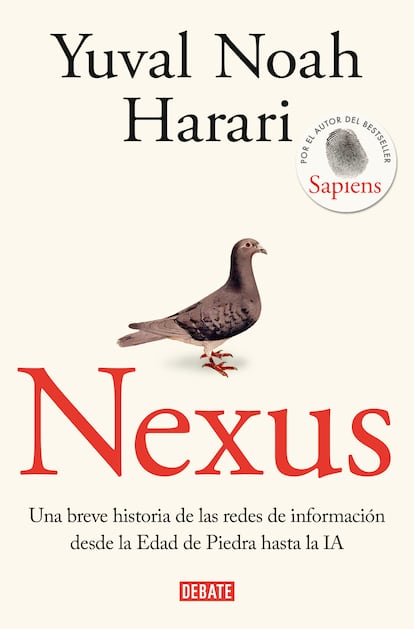 Portada de 'Nexus', de Yuval Noah Harari. EDITORIAL DEBATE / PENGUIN