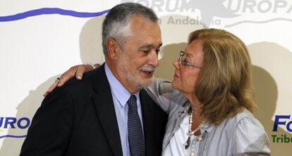 José Antonio Griñán y Amparo Rubiales.