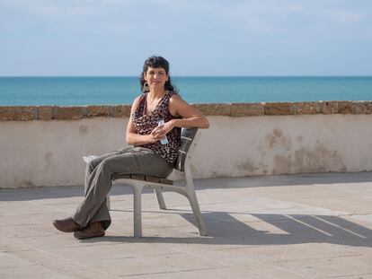 La expresidenta de Adelante Andalucía, Teresa Rodríguez, ayer en Cádiz.