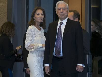 Mario Vargas Llosa e Isabel Preysler, el día del 80 cumpleaños del escritor.