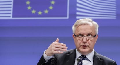 El vicepresidente de la Comisión Europea, Olli Rehn.