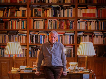 El escritor Mario Vargas Llosa, fotografiado en Madrid en 2016.