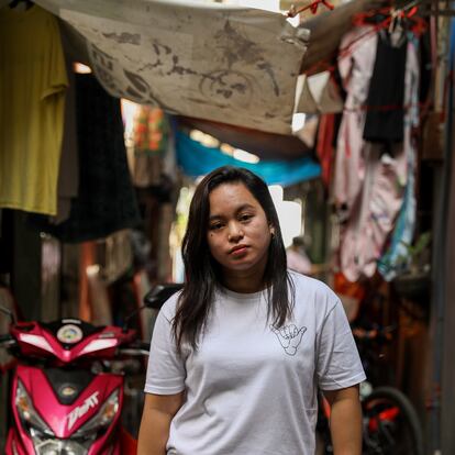 Joan Humawid, 31, is currently a house wife and struggling to look for a decent job to provide for her family. The number of COVID-19 cases in the Philippines has reached more than 550,000, while the country’s unemployment rate increased during the pandemic as millions have lost their jobs due to economic effects and closure of businesses amidst coronavirus restrictions.