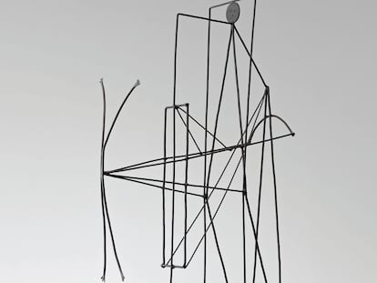 Escultura 'Figura: proyecto para un monumento a Guillaume Apollinaire', de Pablo Picasso (1928).