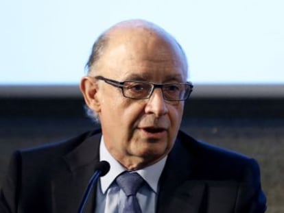 Cristóbal Montoro, el ministro de Hacienda y Función Pública