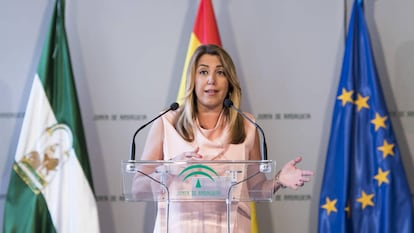 La presidenta de la Junta de Andalucía, Susana Díaz. 