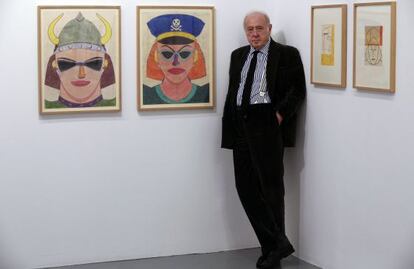 Eduardo Arroyo, en la galería Álvaro Alcazar.