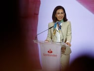 La presidenta del Santander, Ana Botín.