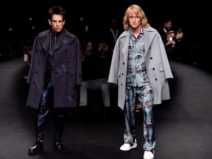 Derek Zoolander (Ben Stiller) y Hansel (Owen Wilson), con sus poses más retadoras, en 'Zoolander 2'.