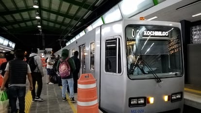 Una estación del Tren Ligero en Ciudad de México, en 2021.
