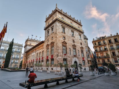 Panorámica del Palau de la Generalitat Valenciana.