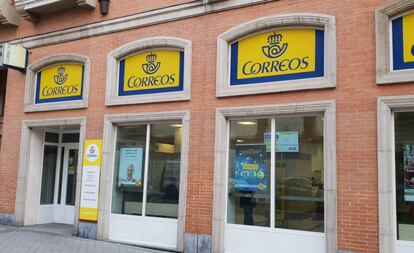 Una oficina de Correos, en Madrid.