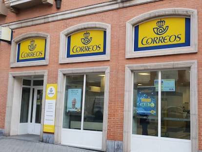 Una oficina de Correos, en Madrid.