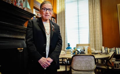 La juez Ruth Bader Ginsburg, en Washington, en mayo de 2017.