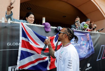 Lewis Hamilton en la víspera del comienzo del GP de Mónaco, este jueves.