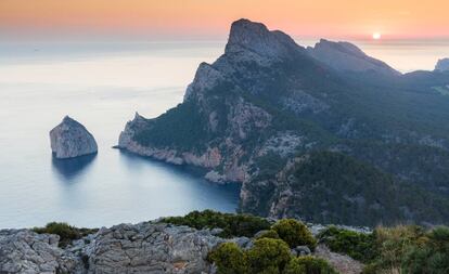 Panorámica desde la torre de Albercutx, accesible desde la carretera de Pollença al cabo de Formentor.