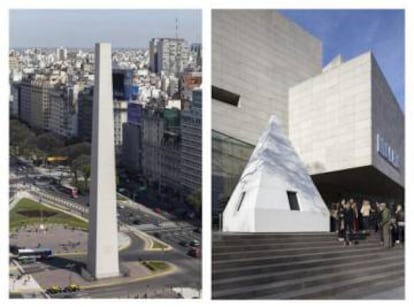 La creación de Leandro Erlich: el Obelisco descabezado.