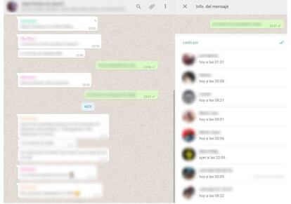 WhatsApp Web, cómo saber a la hora exacta que han leído un mensaje