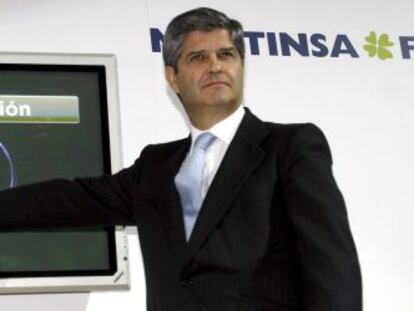 Fernando Mart&iacute;n, presidente de Martinsa Fadesa