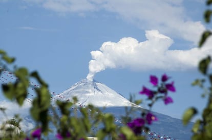 Volcán Popocatépetl, en México.