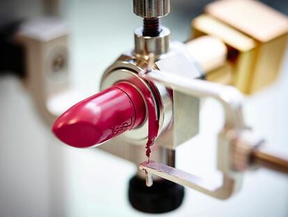 Radiografía de una barra de labios