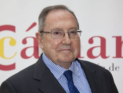El presidente de la Cámara de Comercio de España, José Luis Bonet.