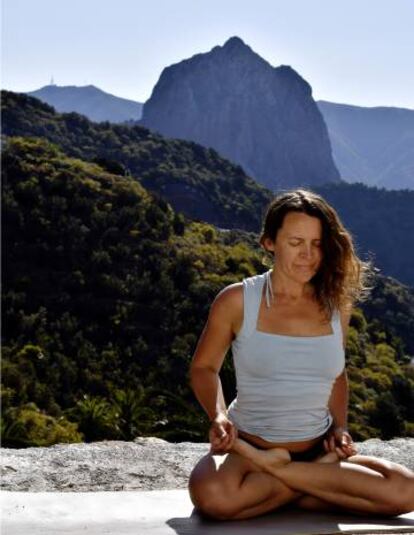 Retiro de yoga en el hotel Añaterve de la isla canaria de La Gomera.