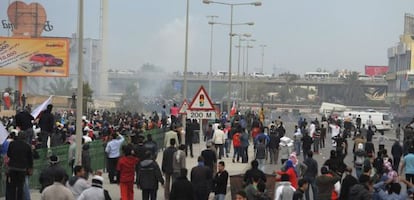 Manifestaci&oacute;n en Bahr&eacute;in.