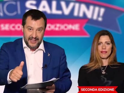 Matteo Salvini, en un fotograma del vídeo que promociona su concurso.