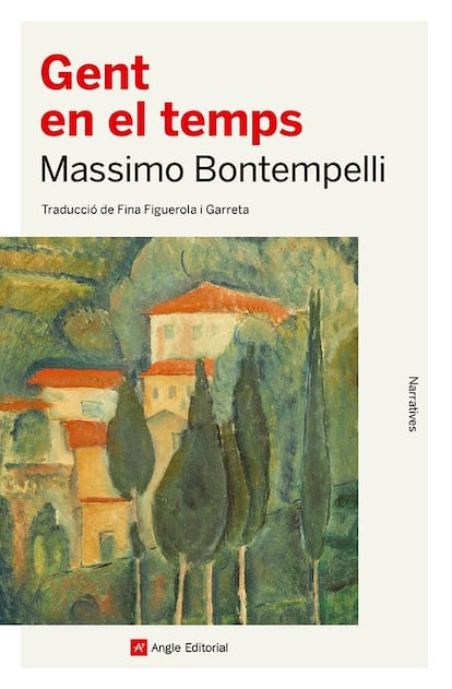 Portada de 'Gent en el temps', de Massimo Bontempelli.