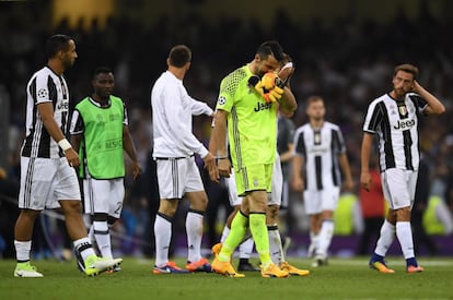 Buffon tras perder la final de la Champions League en Cardiff.