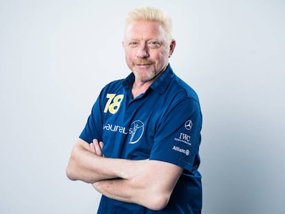 Becker posa antes de la gala de los Laureus, el pasado mes de febrero en Montecarlo.