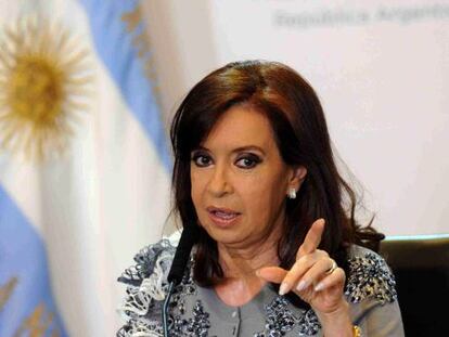 La presidenta argentina, Cristina Fern&aacute;ndez. 