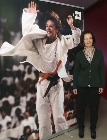 La judoca Miriam Blanco.
