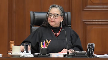 Norma Piña,  en la sede de Suprema Corte de Justicia de la Nación, el 8 de febrero.