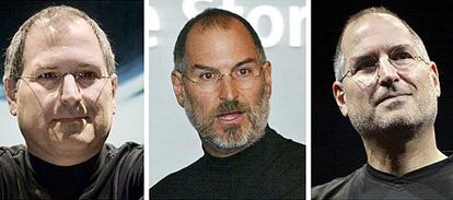 Evolución de la cara de Steve Jobs