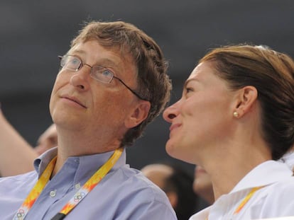 Bill e Melinda Gates em uma imagem de arquivo.
