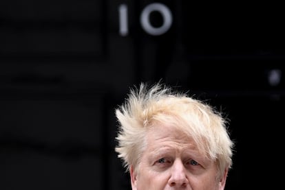 El dimisionario líder del Partido Conservador y primer ministro británico, Boris Johnson.