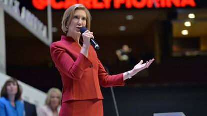 Carly Fiorina, candidata republicana &agrave; Casa Branca. 