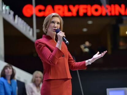 Carly Fiorina, candidata republicana &agrave; Casa Branca. 