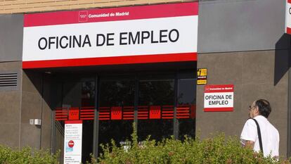 Una oficina de empleo en Madrid.