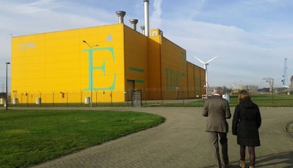 El almac&eacute;n nuclear holand&eacute;s, Habog, en la localidad de Borsele.