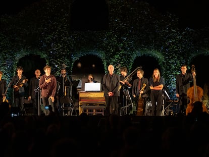 William Christie y Les Arts Florissants en el Festival Dans les Jardins de 2020.