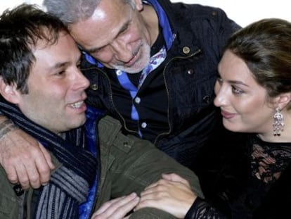 De izquierda a derecha, Ullate, Vicent y Morente.