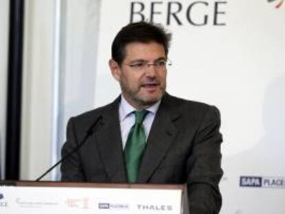 En la imagen, el secretario de Estado español de Infraestructuras, Rafael Catalá. EFE/Archivo